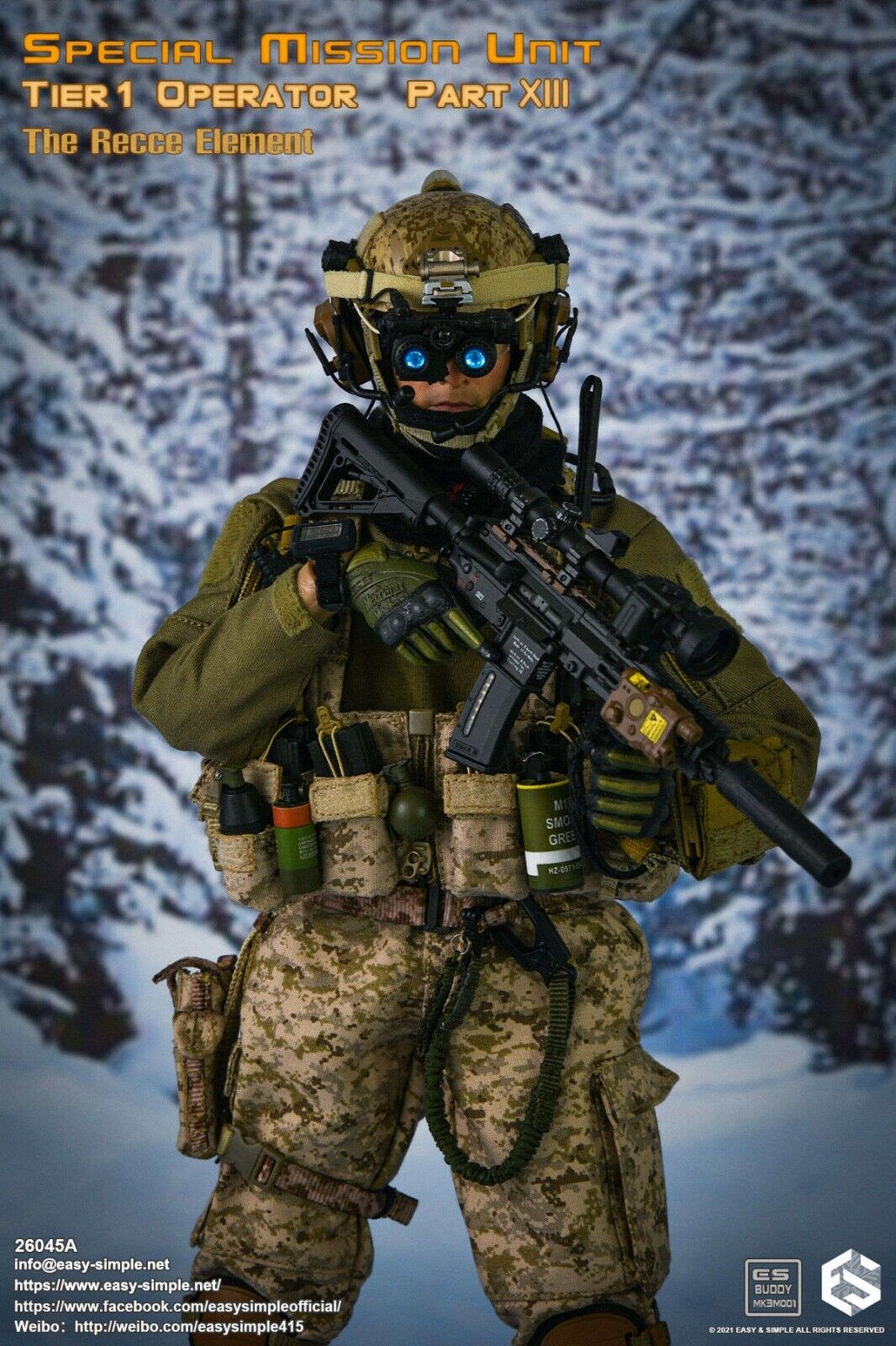 1:6 Easy Simple Recce Element Green 100 MPH Tape for 12" GI Joe Dragon DamToys