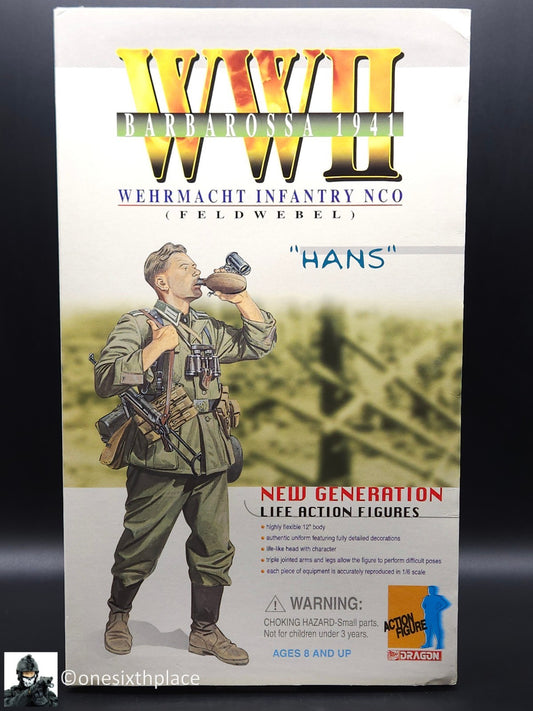 1:6 scale Dragon WWII German Wehrmacht Infantry NCO Hans 12" Figure