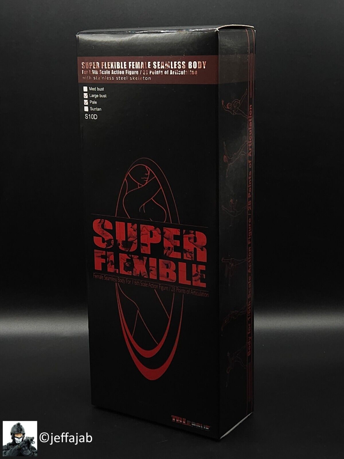 1:6 TBLeague PLMB2015-S10D Super Flexible Female Seamless Body - Pale Large Bust