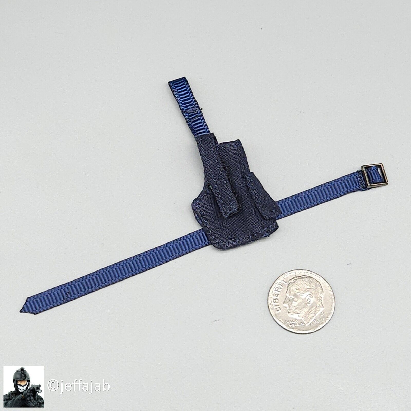 1:6 Flirty Girl Evolution Female Blue Holster for 12" Figures