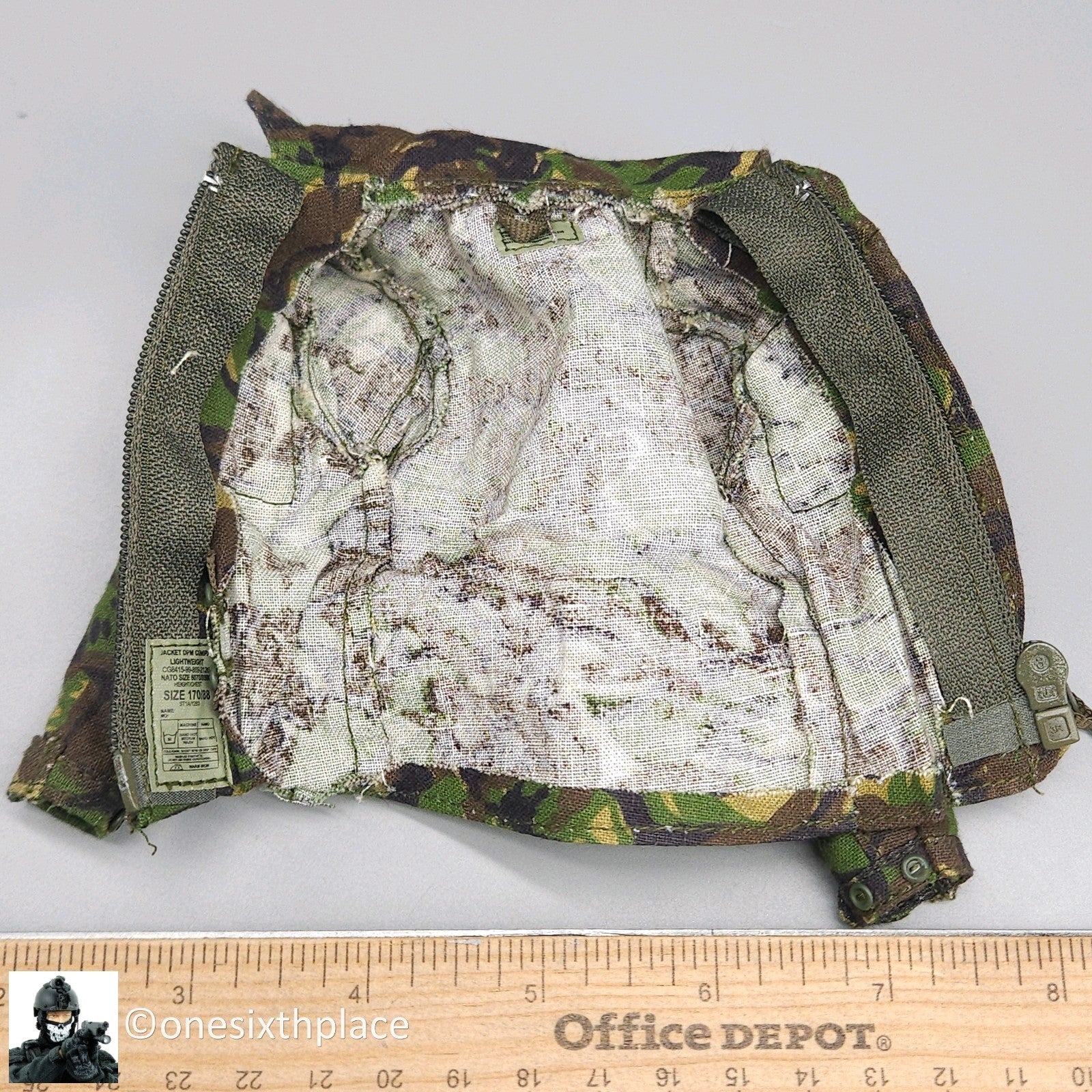 1:6 scale BBI British Royal Marines Allen Woodland DPM Shirt for 12" Figures