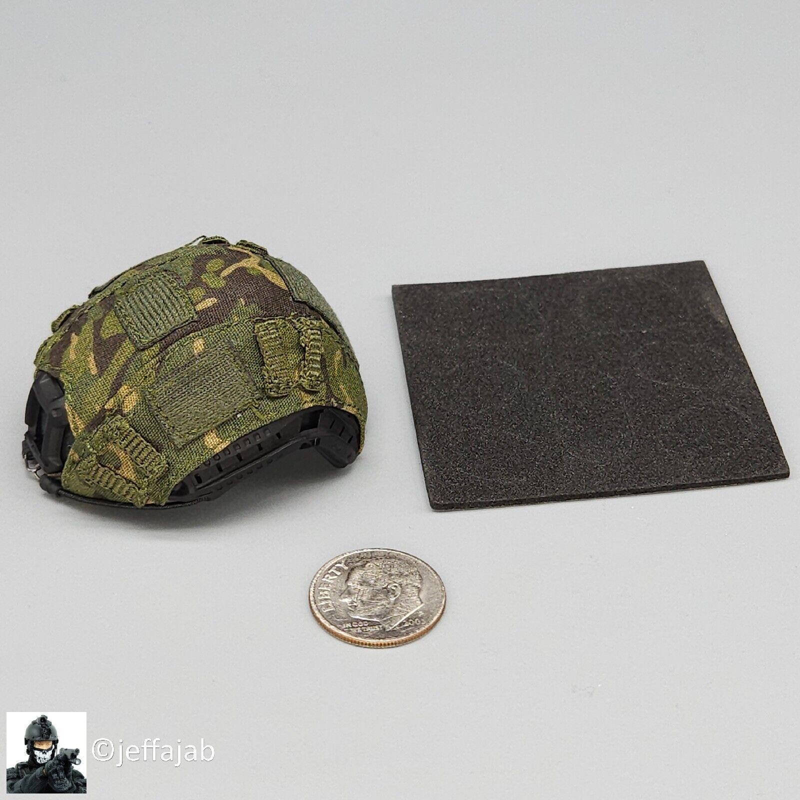 1:6 Easy & Simple USASOC URG-I Multicam Tropic Camo Helmet for 12" Figures