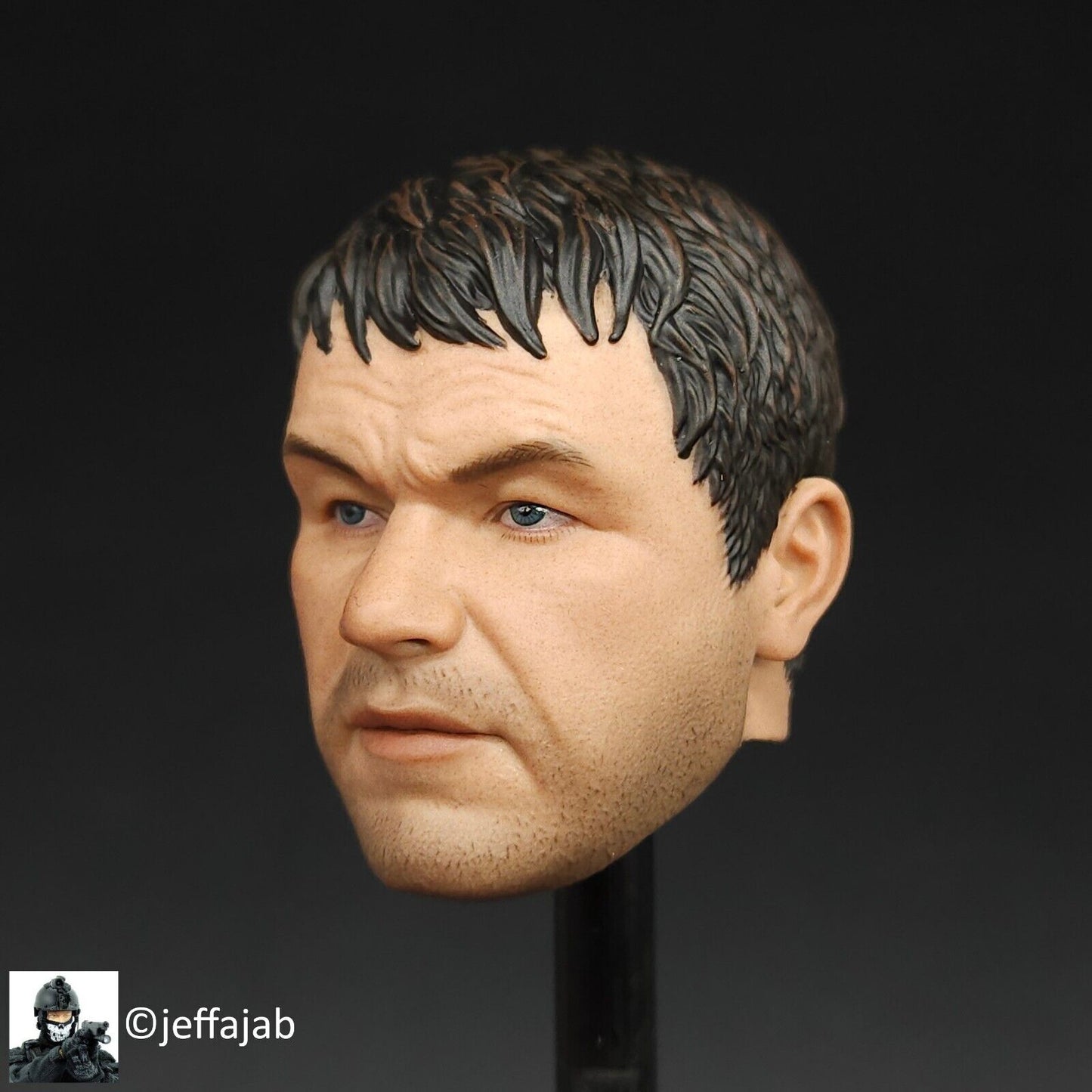 1:6 Easy & Simple Russian FSB Spetsnaz ALPHA Male Head Sculpt for 12" Figures