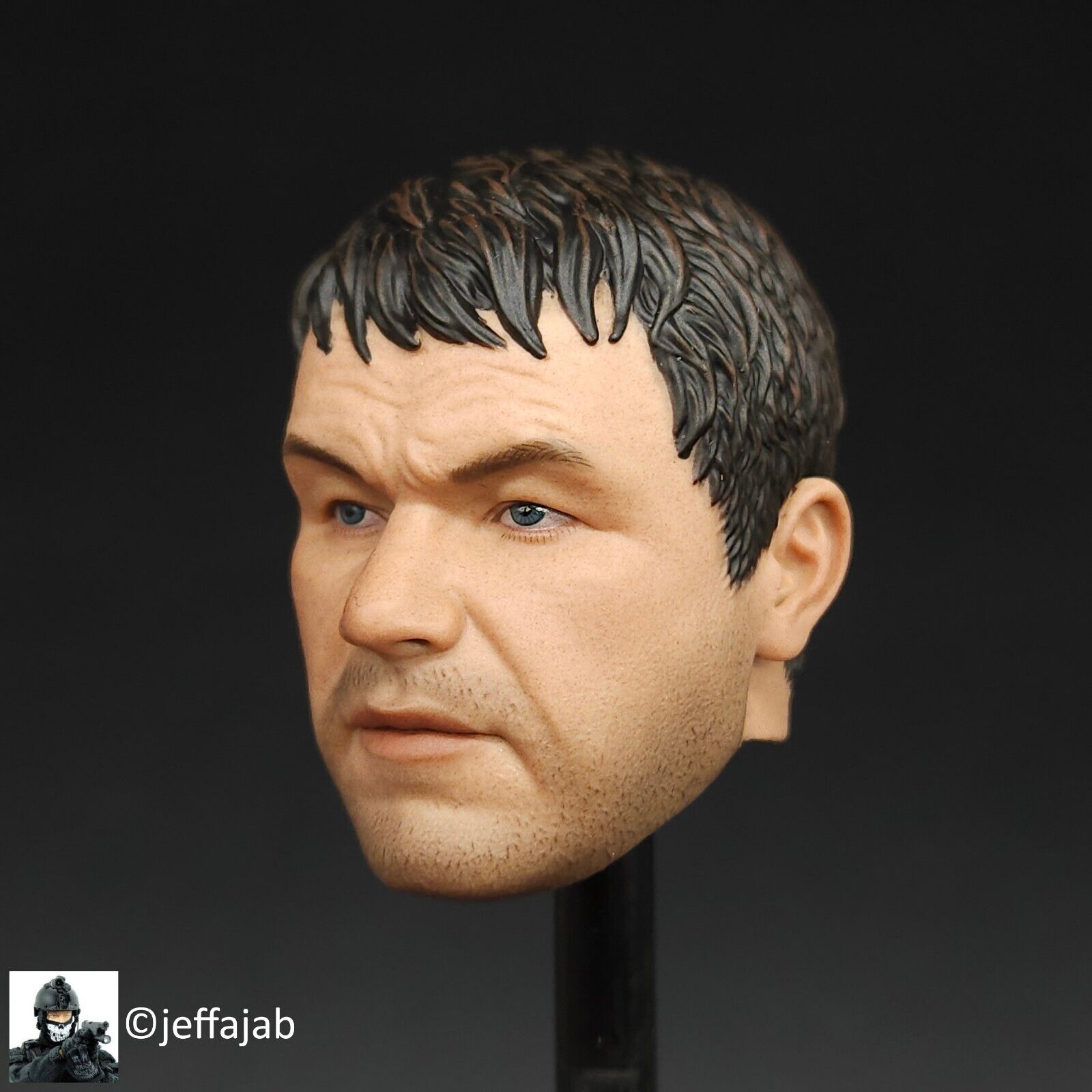1:6 Easy & Simple Russian FSB Spetsnaz ALPHA Male Head Sculpt for 12" Figures