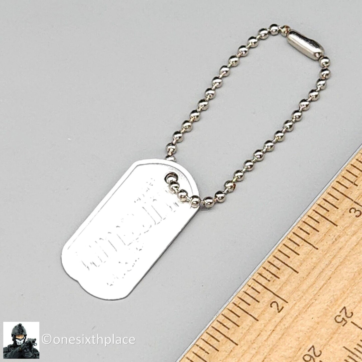 1:6 Hasbro GI Joe Millennium Series Dog Tag (2000) for 12" Figures