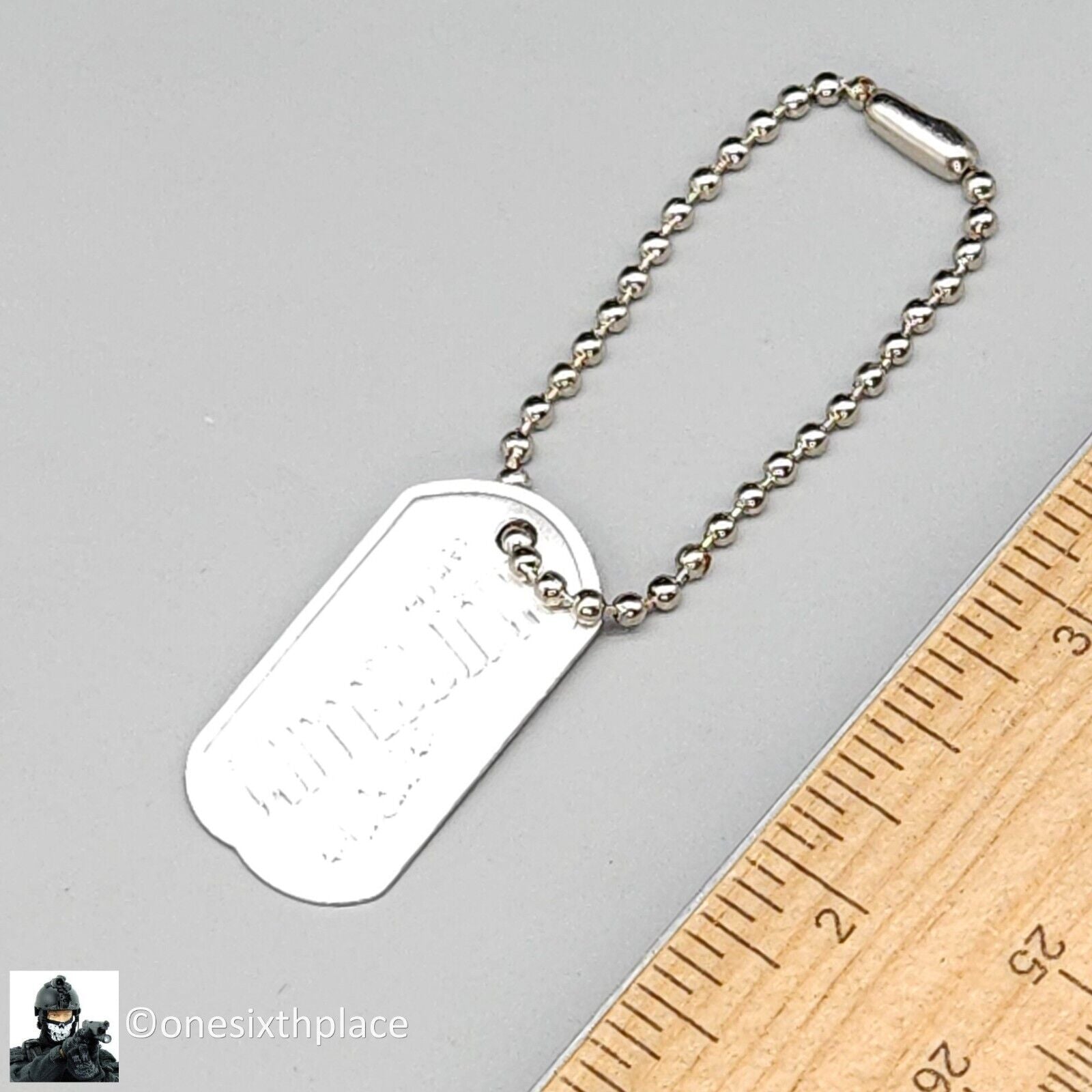 1:6 Hasbro GI Joe Millennium Series Dog Tag (2000) for 12" Figures