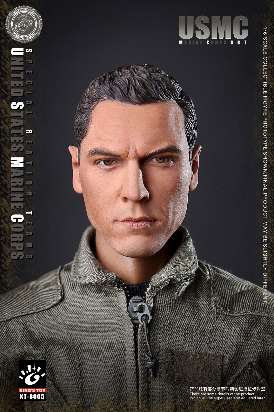 1:6 King's Toy USMC SRT Patches Set for 12" Figures