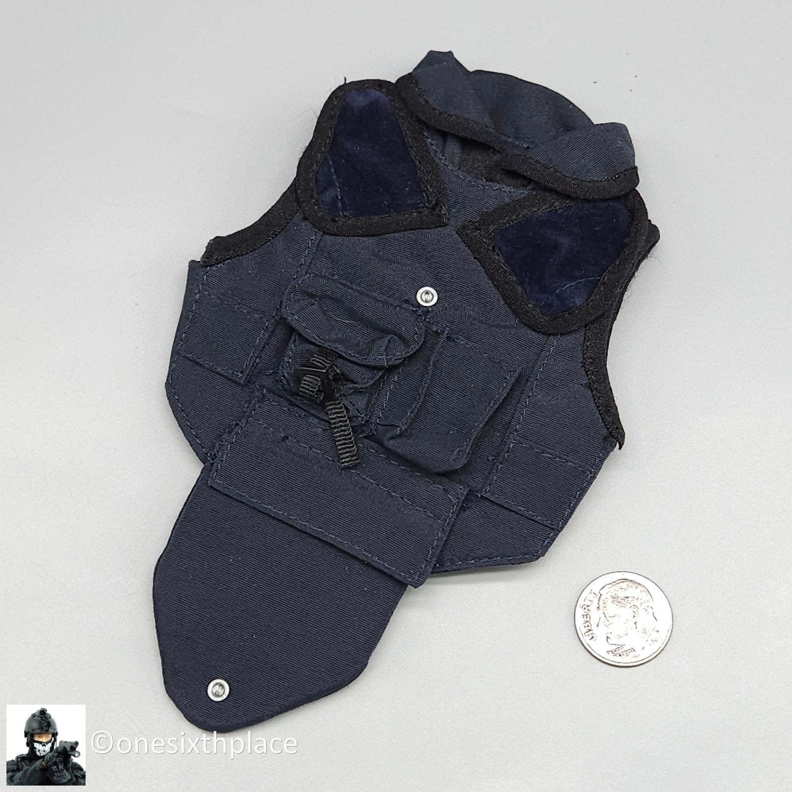 1:6 Dragon SAS Sniper Chris Blue Body Armor Vest 12" Figures