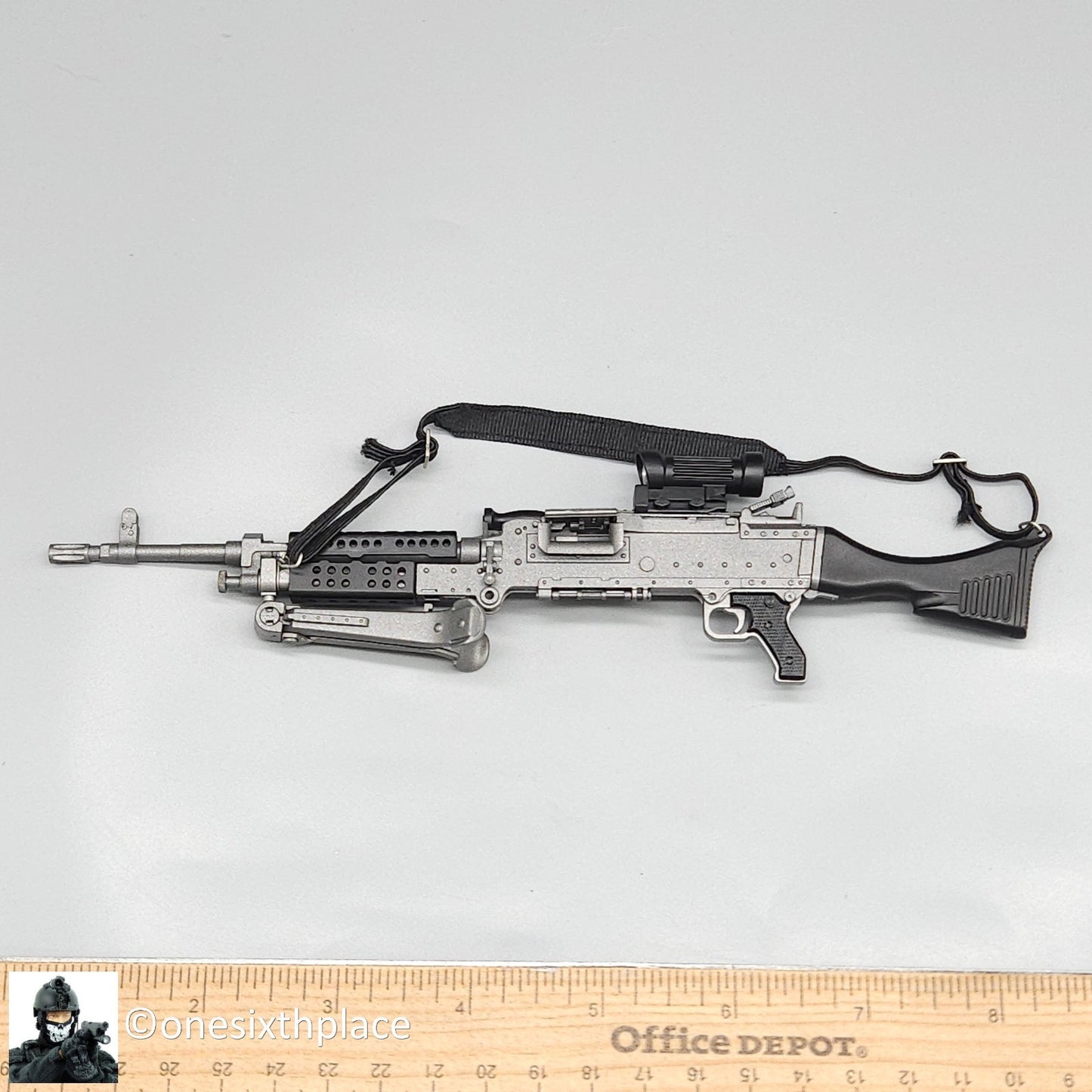 1:6 Dragon Army Ranger Tim M240B Heavy Machine Gun for 12" Figures