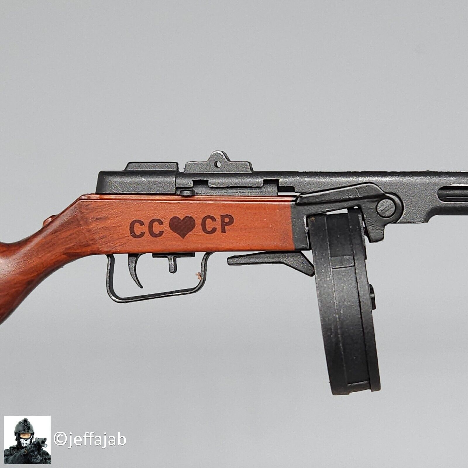 1:6 Flagset Female Red Alert Soviet Tank Lt Galina PPSh 41 Submachine Gun WWII