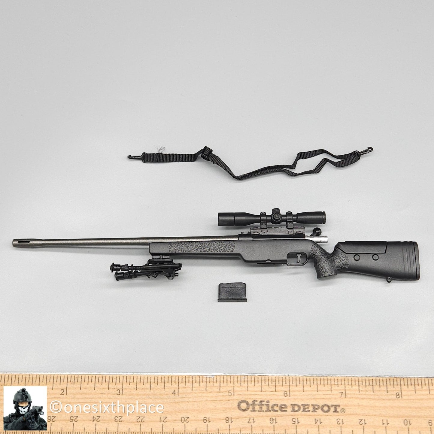 1:6 scale Flagset Serbia Sniper Rifle w/ Sling for 12" Figures