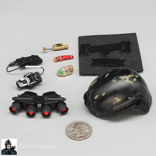 1:1 scale Easy & Simple ZERT Super Death Squad One Way Ticket Helmet w/ NVG Set