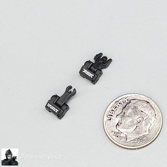 1:6 Easy & Simple PMC Weapon Set Rifle Flip Up Iron Sights (Plastic) 12" Figure