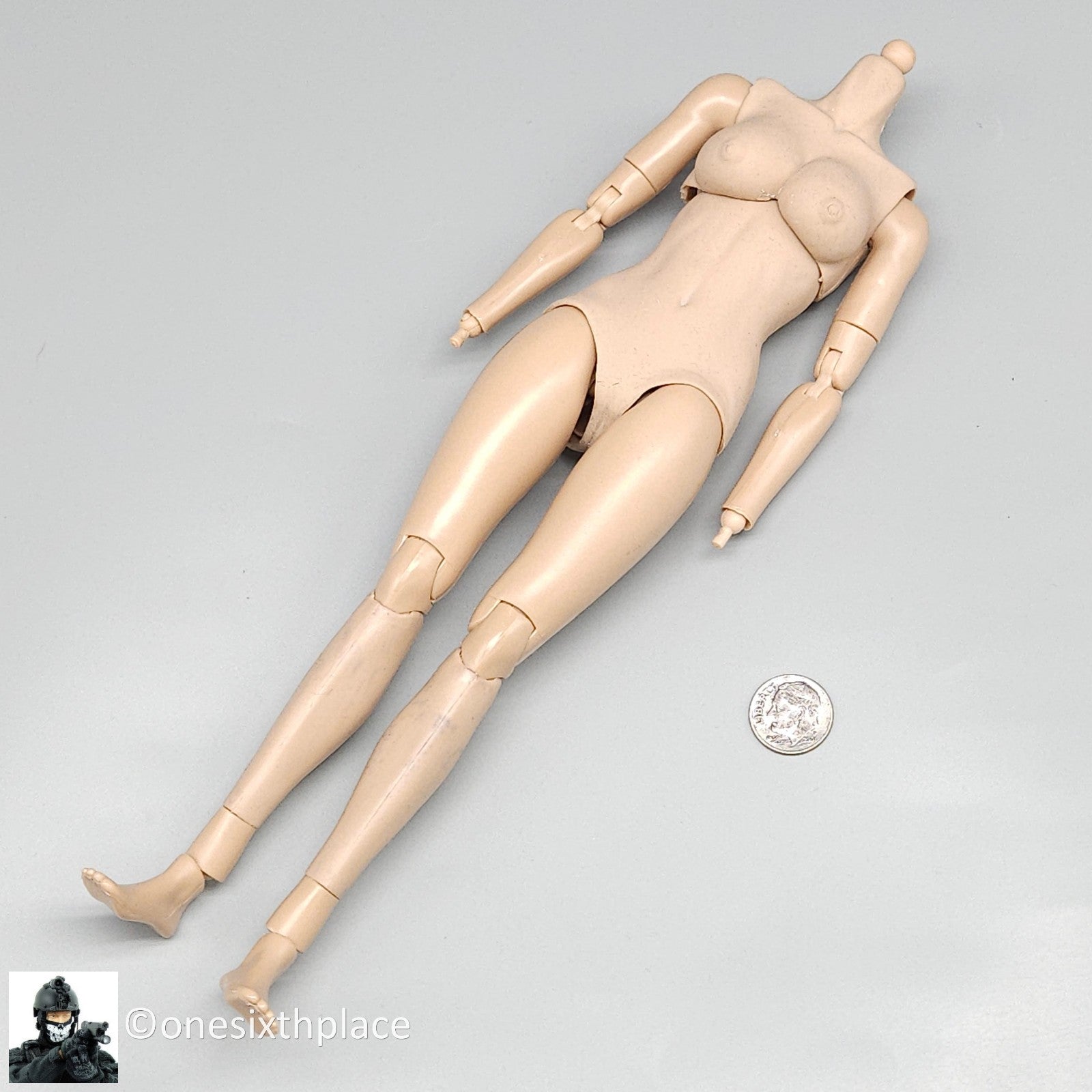 1:6 scale Very Cool WWII German Female SS Officer Nude Body for 12" Figures