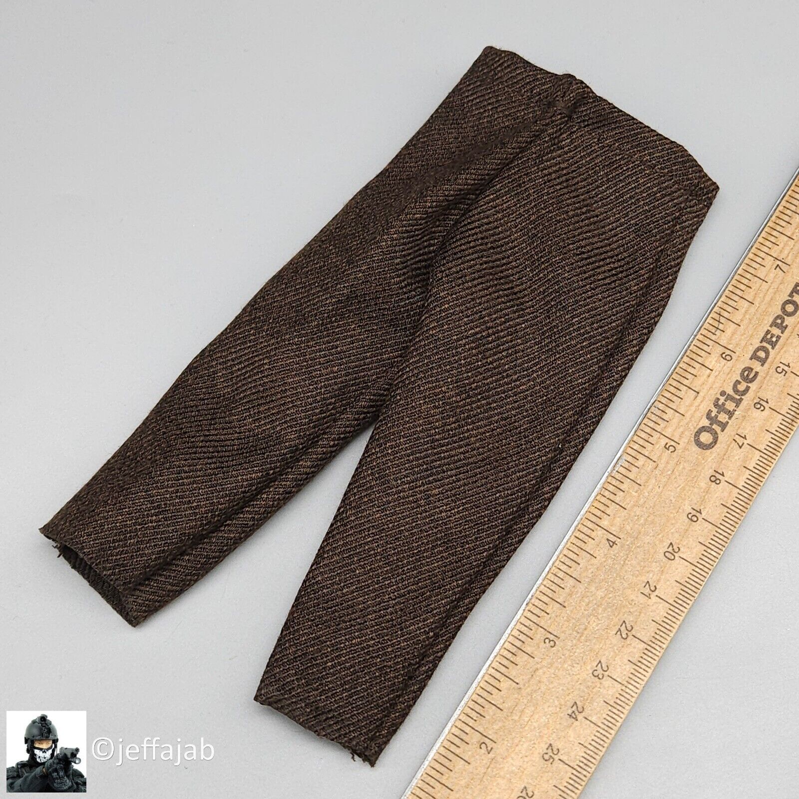 1:6 scale Sideshow Western Billy the Kid Brown Pants for 12" Figures