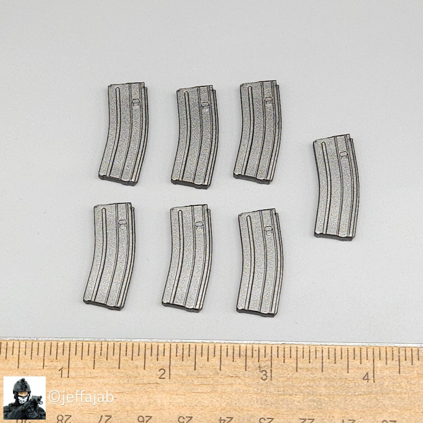 1:6 Ujindou Vietnam MACV-SOG Cross-Border Operation 30rd M16 Ammo Mags (x7)