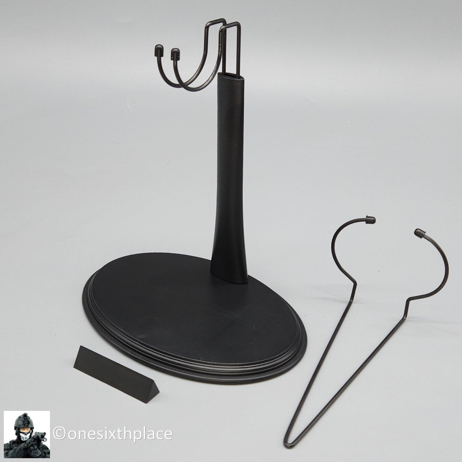 1:6 scale Black Combo Figure Stand Base for 12" Action Figures