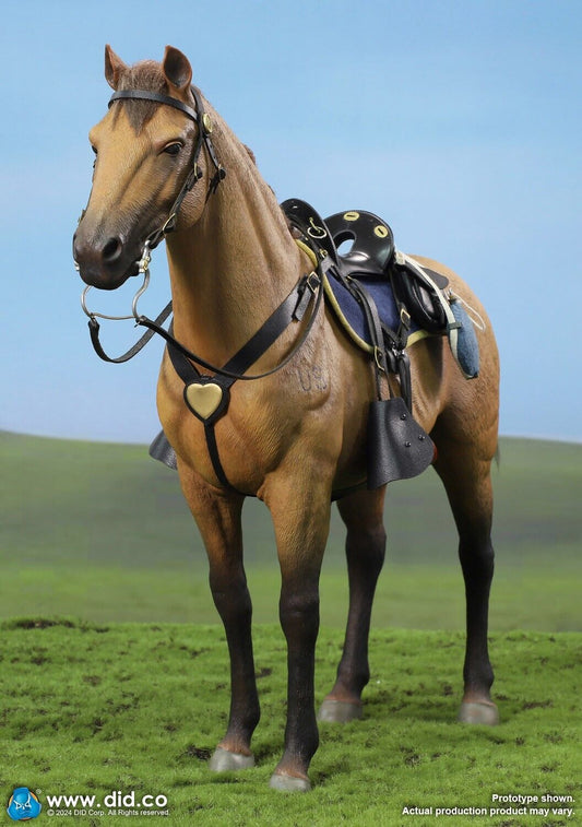 1:6 scale DiD US Civil War Brown War Horse (Standing) for 12" Figures E60076