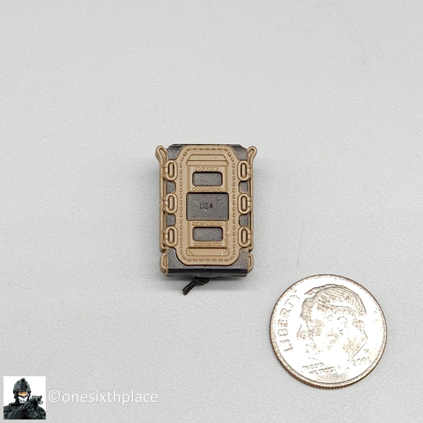 1:6 Easy & Simple CBRN Assault Team Rifle Mag Belt Pouch for 12" Figures