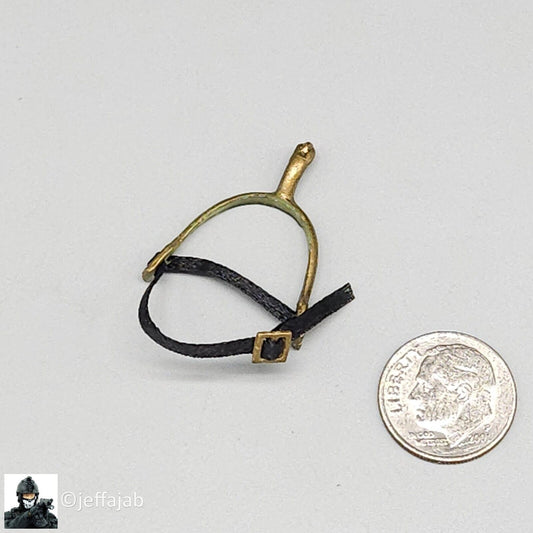 1:6 scale Sideshow Civil War Officer Cavalry Replacement Boot Spur x1