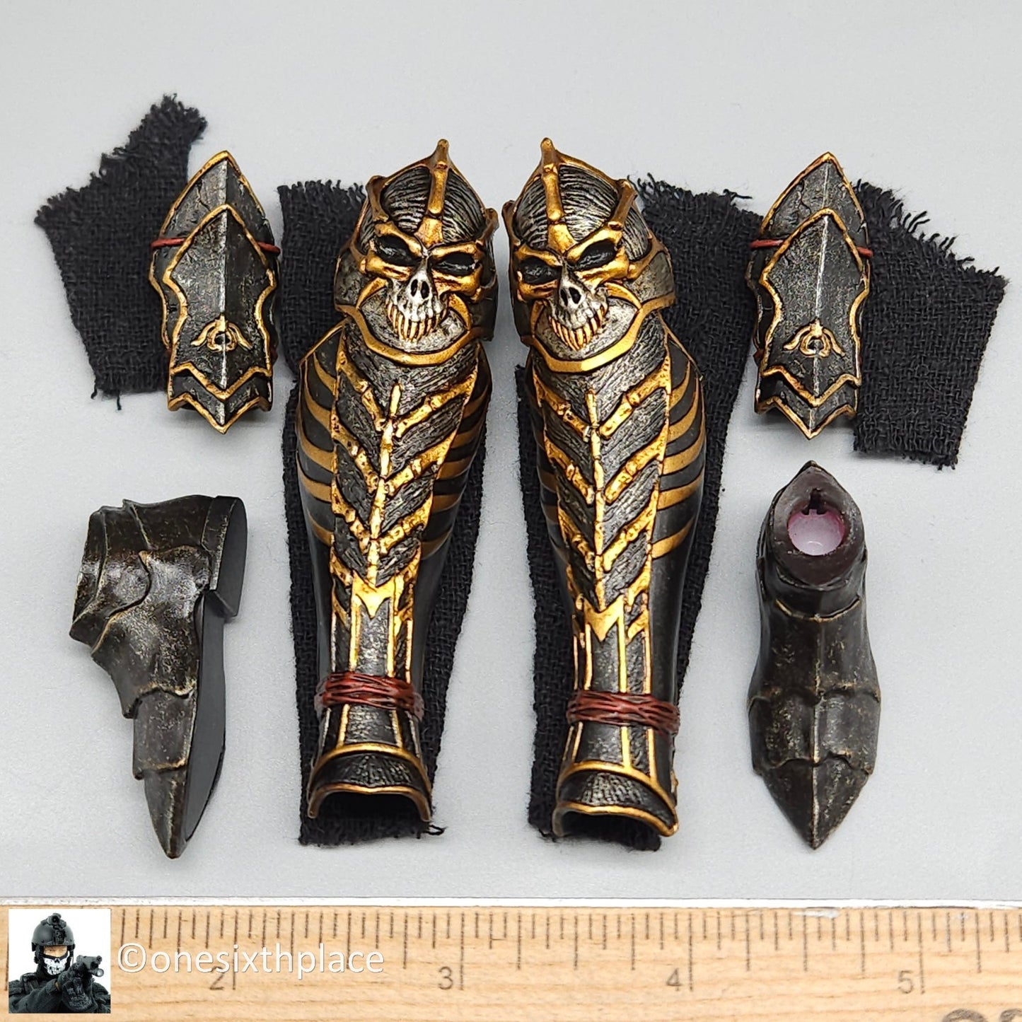 1:6 TBLeague PL2022-202A Hell’s Messenger Golden Female Armor Set for 12" Figure