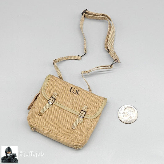 1:6 Facepool WWII Tank Commander Wardaddy Musette Bag for 12" Figures