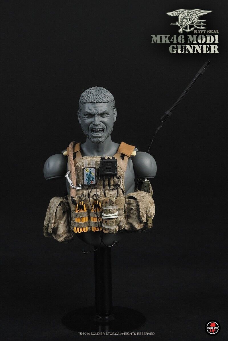 1:6 Soldier Story AOR1 Camo Medium Hydration Utility Pouch for 12" Figures