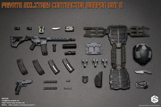 1:6 Easy & Simple Private Military Contractor Weapon Set E Ver. E for 12" Figure