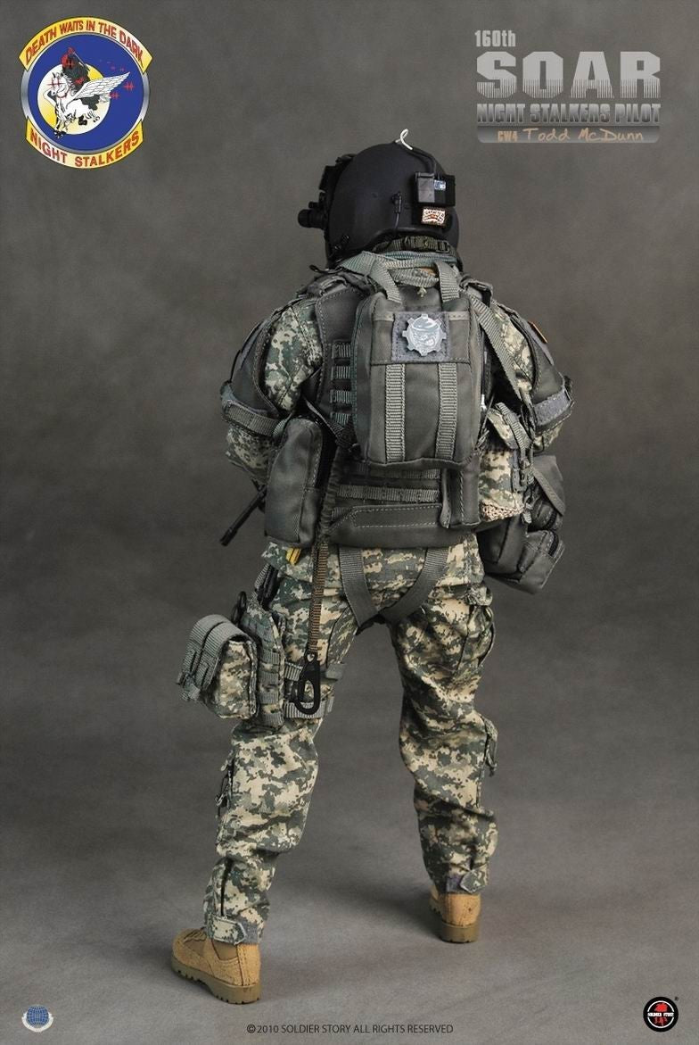 1:6 scale Soldier Story 160th SOAR Nightstalkers Pilot Todd McDunn 12" Figure