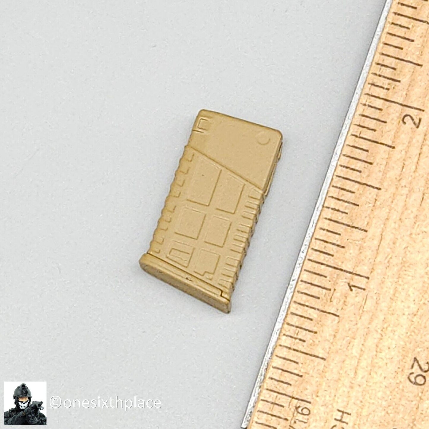 1:6 Easy & Simple PMC Weapon Set C FDE Tan 7.62 Ammo Mag (x1) for 12" Figures