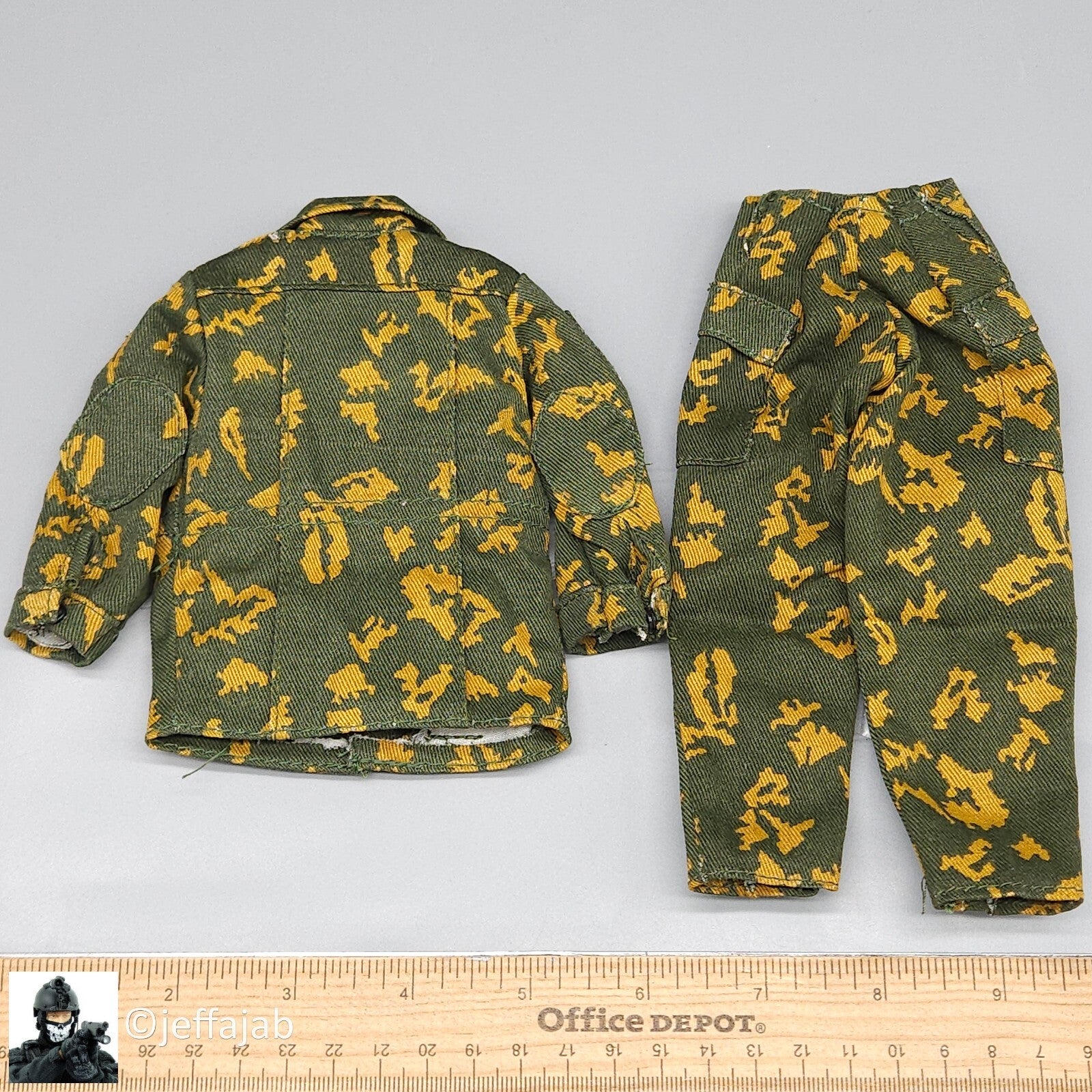 1:6 Ultimate Soldier Russian Spetsnaz Yellow KLMK Camo Uniform for 12" Figures