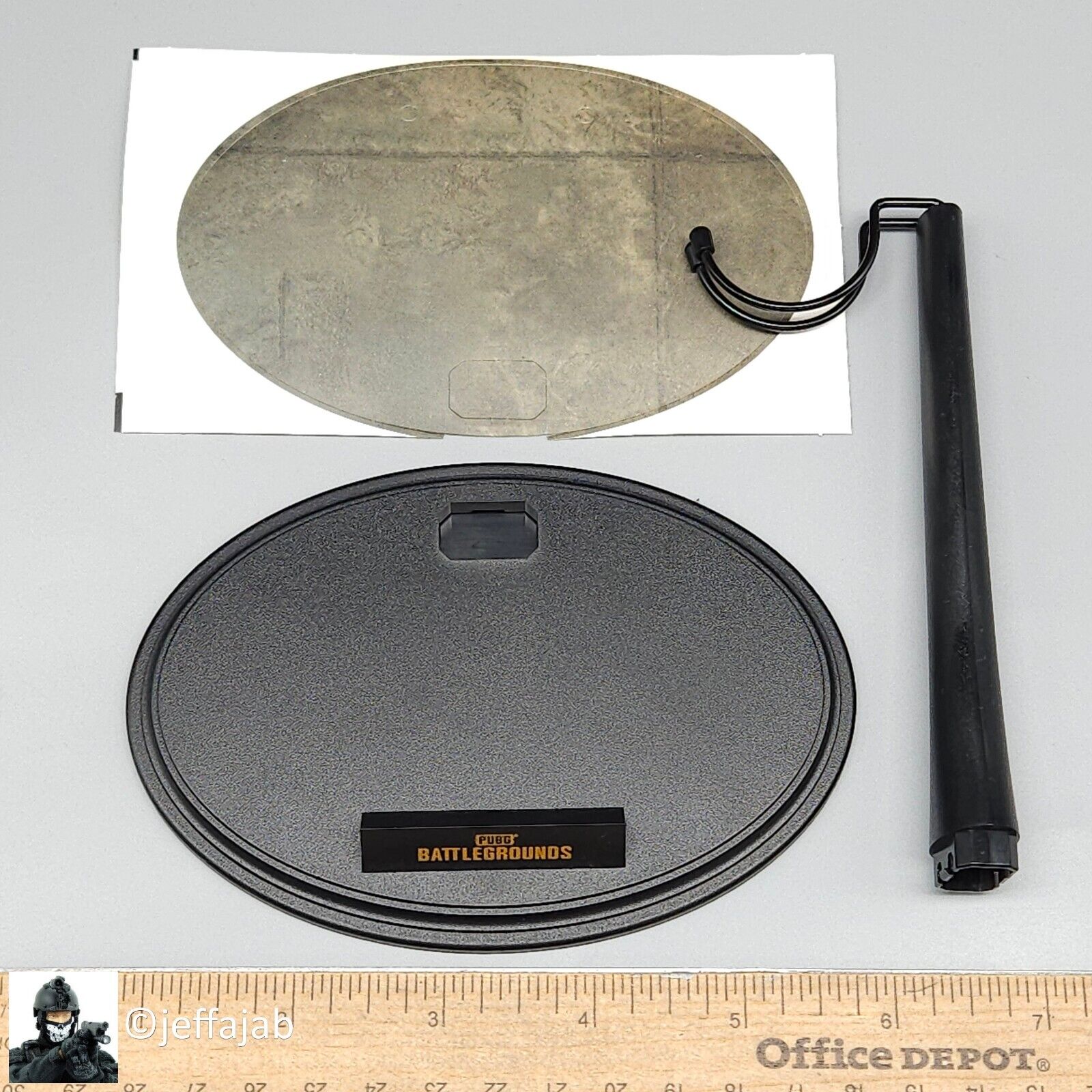 1:6 Soldier Story PUBG Battlegrounds Female Taego Figure Display Stand