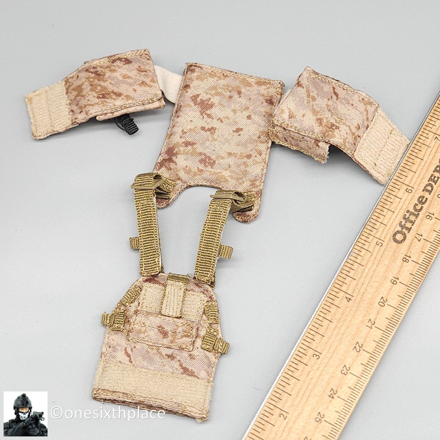1:6 scale BBI AOR1 Camo 6094 Plate Carrier READ NOTES for 12" Figure