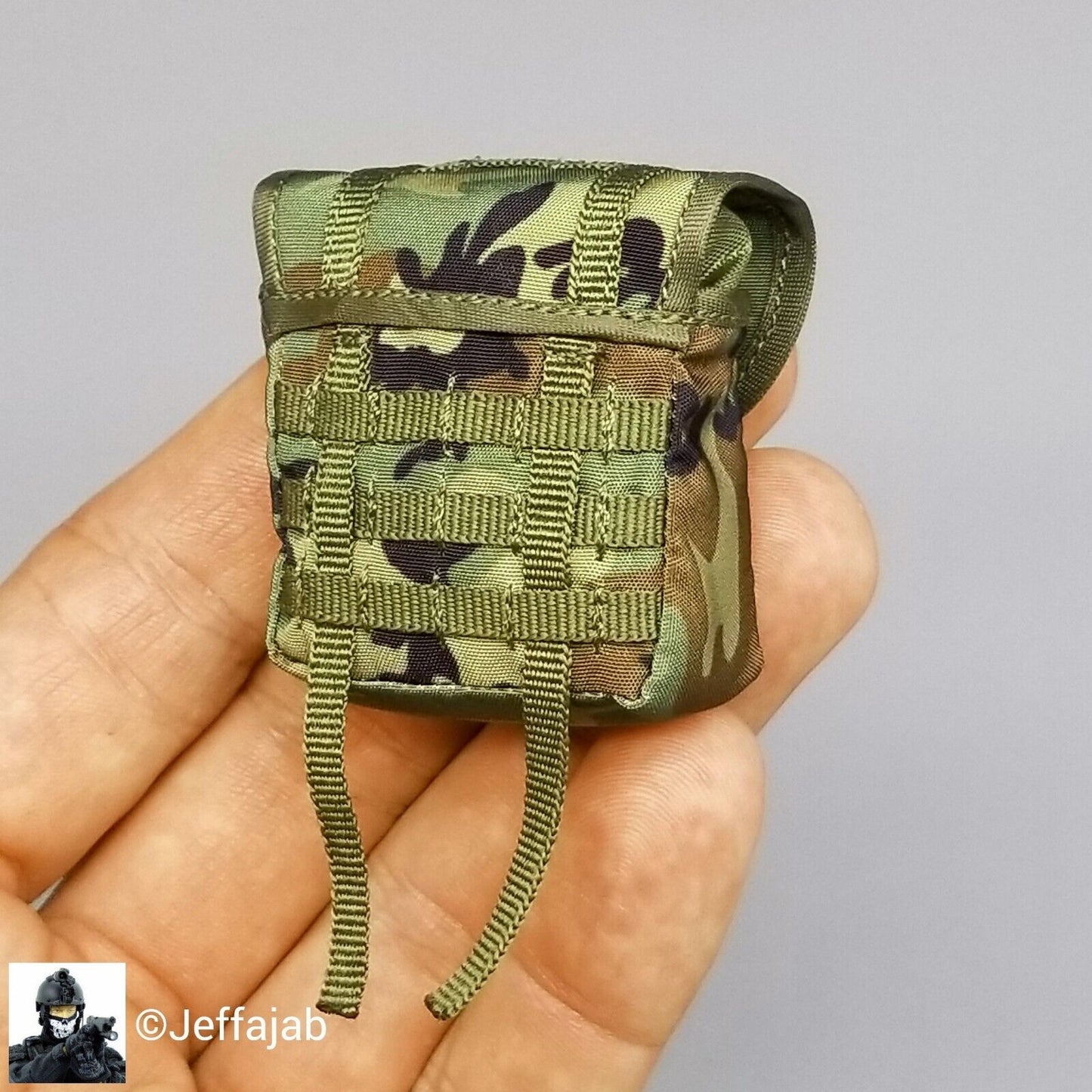 1:6 DamToys Russian Spetsnaz Vityaz Large Woodland Camo Pouch for 12" Figures