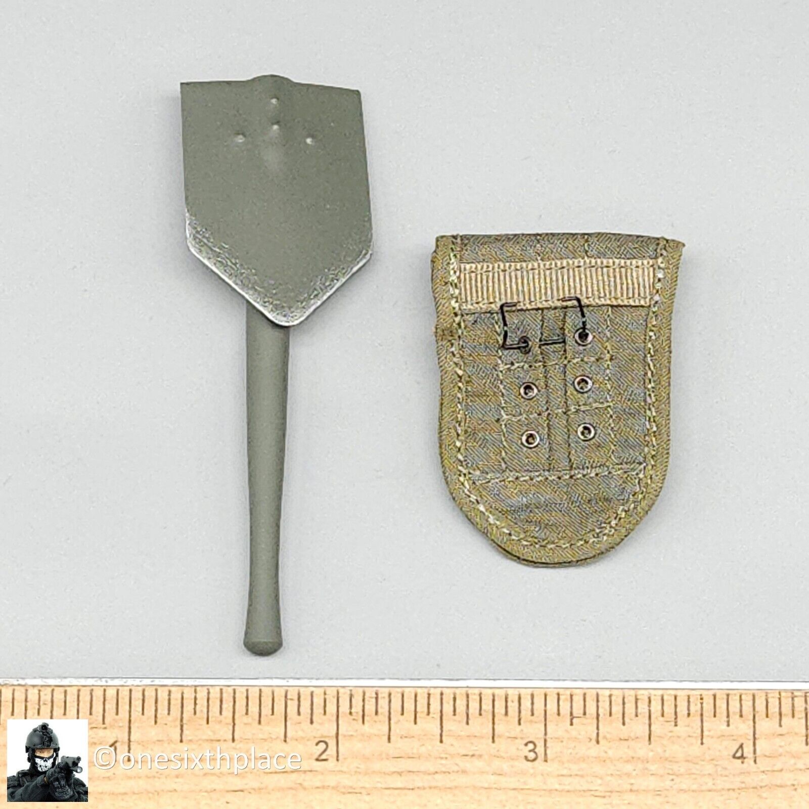 1:6 scale Ujindou WWII US Armored Infantryman M43 Shovel w/ Pouch for 12" Figure