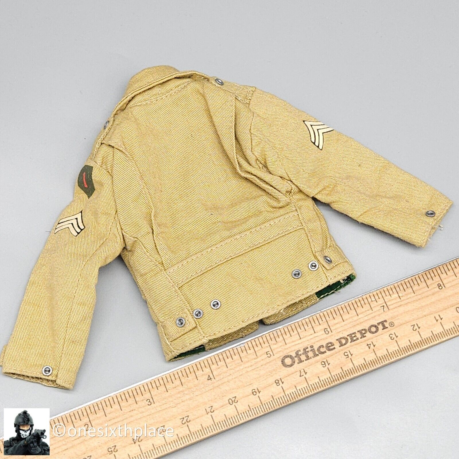 1:6 Dragon WWII US Army Sergeant Dave Field Jacket for 12" Figures