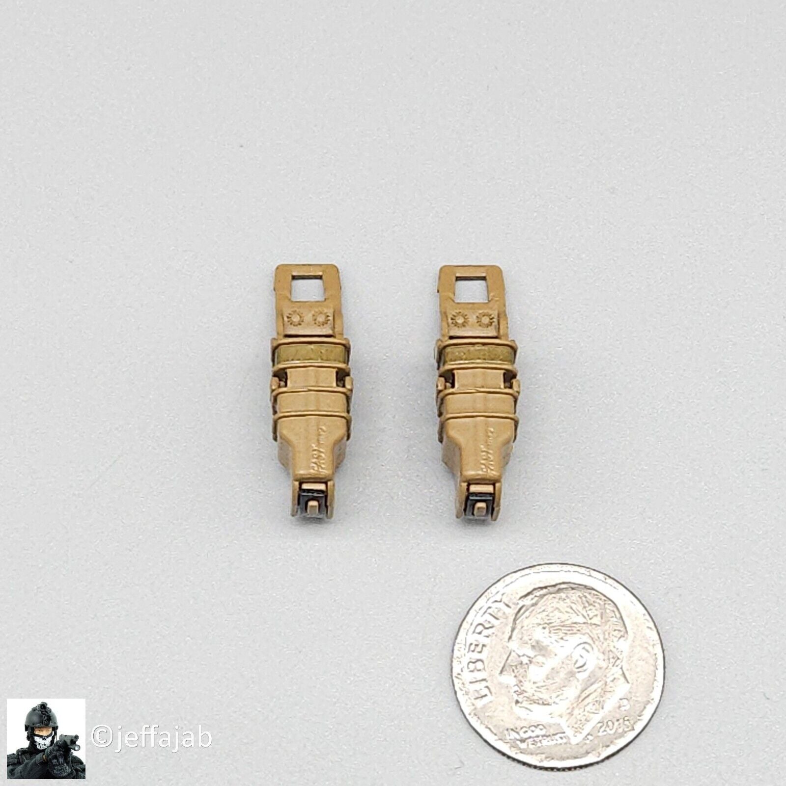 1:6 Easy & Simple Russian Special Operations Force SSO Tan Pistol Mag Pouch x2