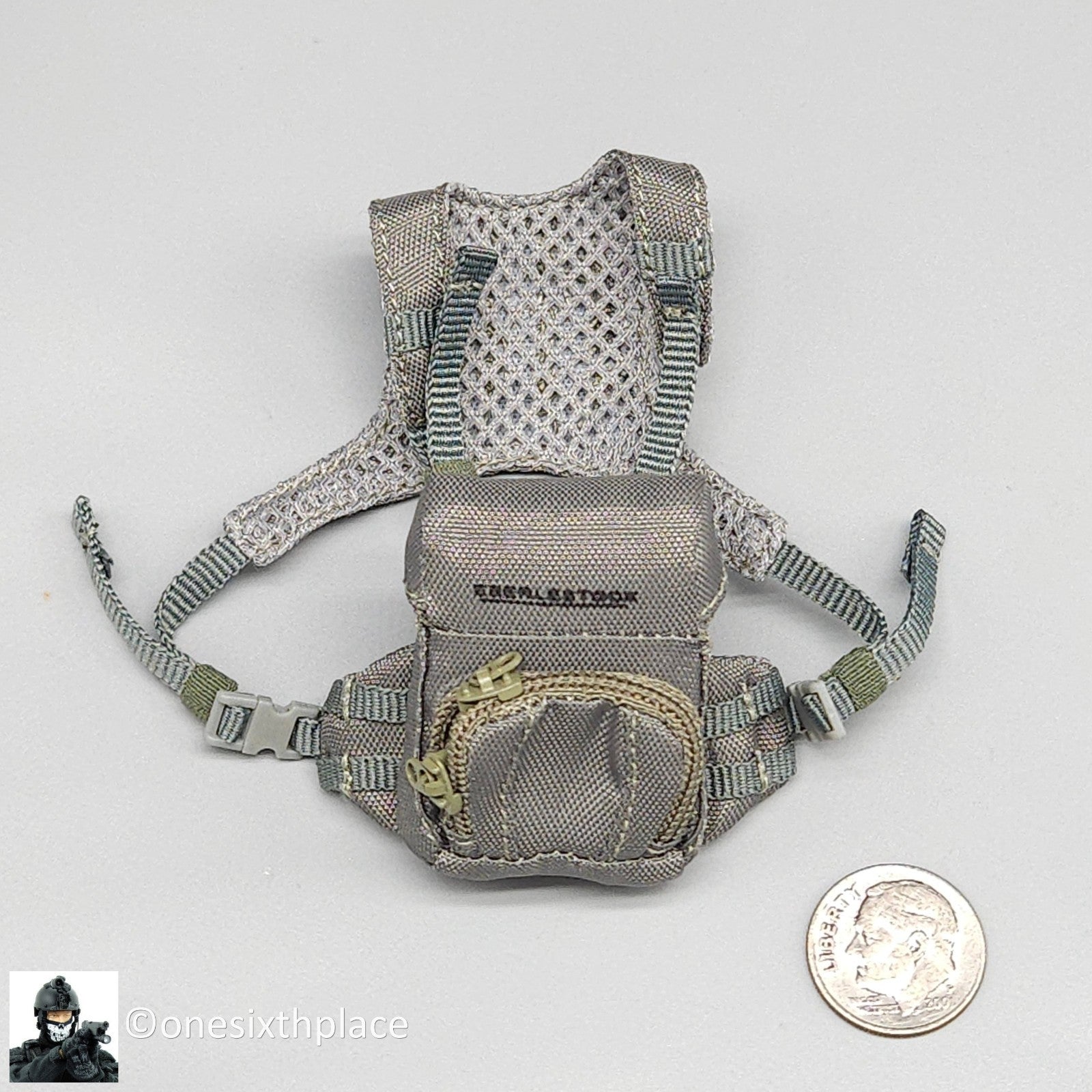 1:6 Easy & Simple Coalition Force Multicam Gray Chest Rig for 12" Figure 26065SC