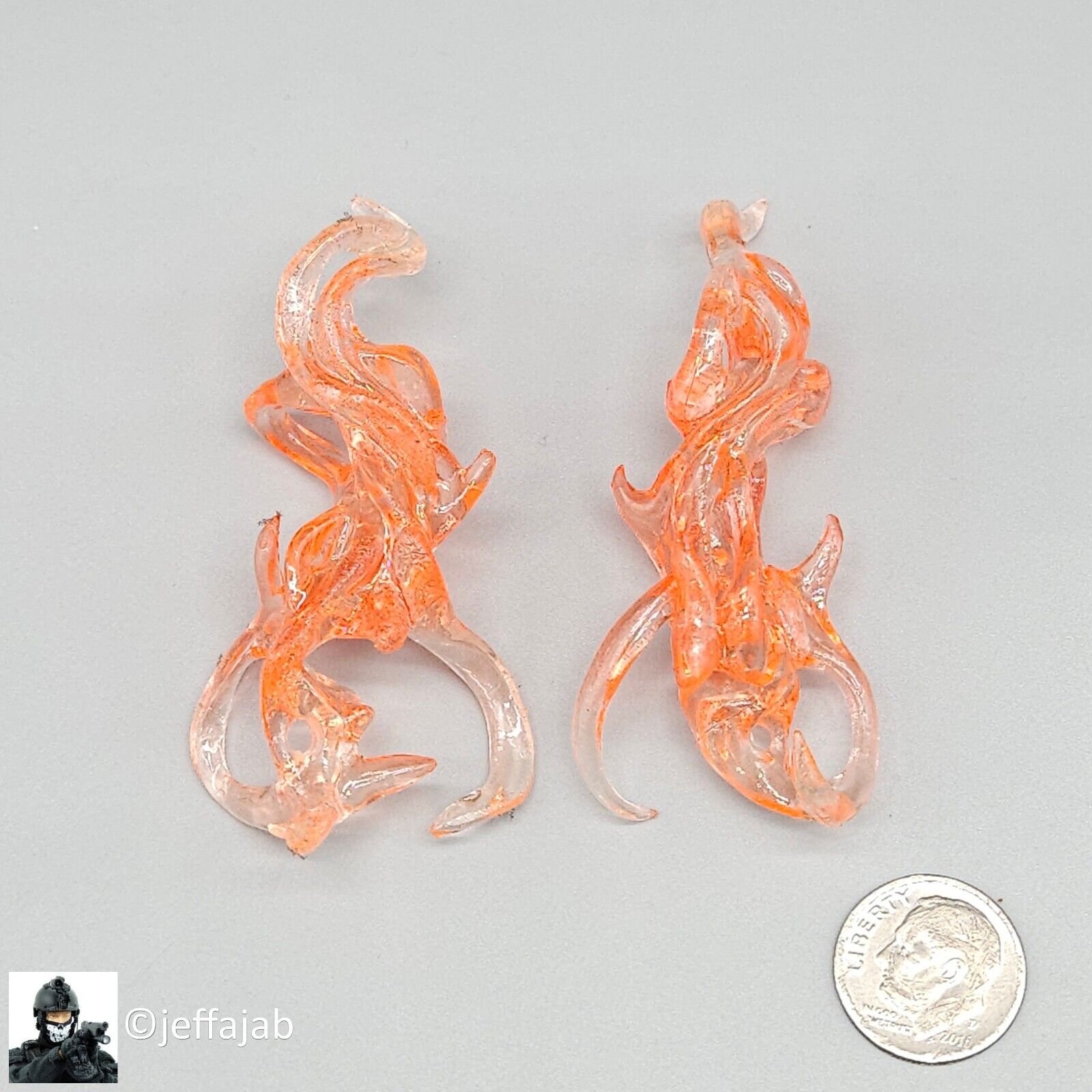 1:6 scale SW Toys Lady Spooktacular Scarlet Witch Magic Fire Flames (Plastic)