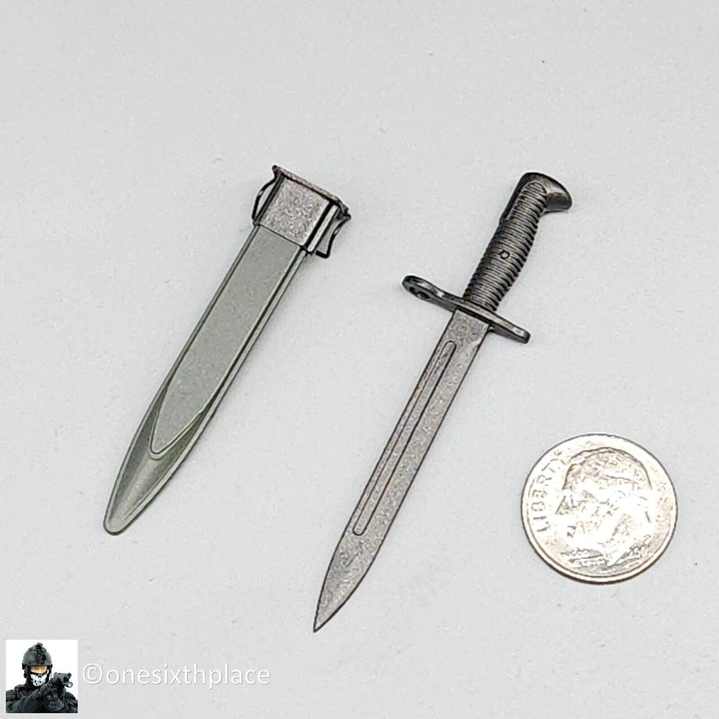 1:6 scale Ujindou WWII US Armored Infantryman M1 Garand Bayonet for 12" Figures