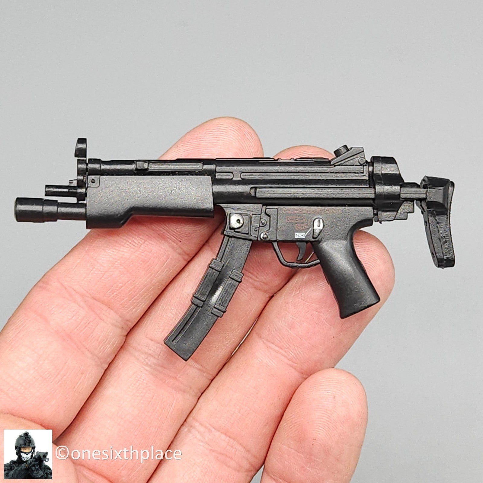 1:6 scale Pattiz Toys SWAT MP5 Submachine Gun for 12" Figures