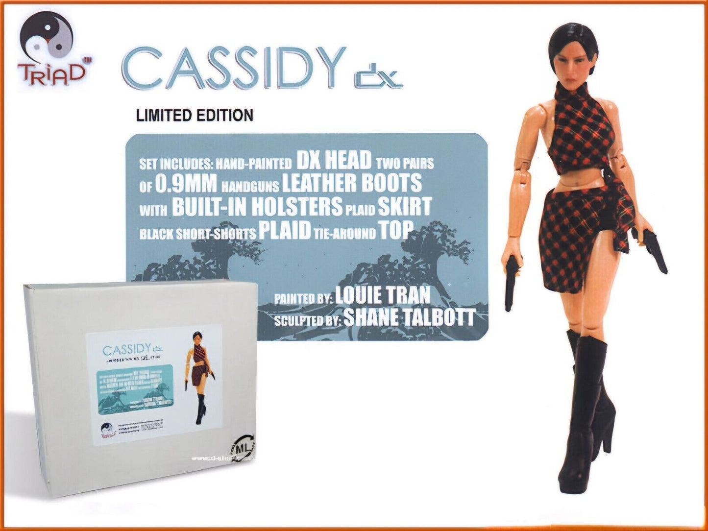 1:6 Triad Toys Cassidy DX Limited Edition Female Plaid Outfit for 12" Figures