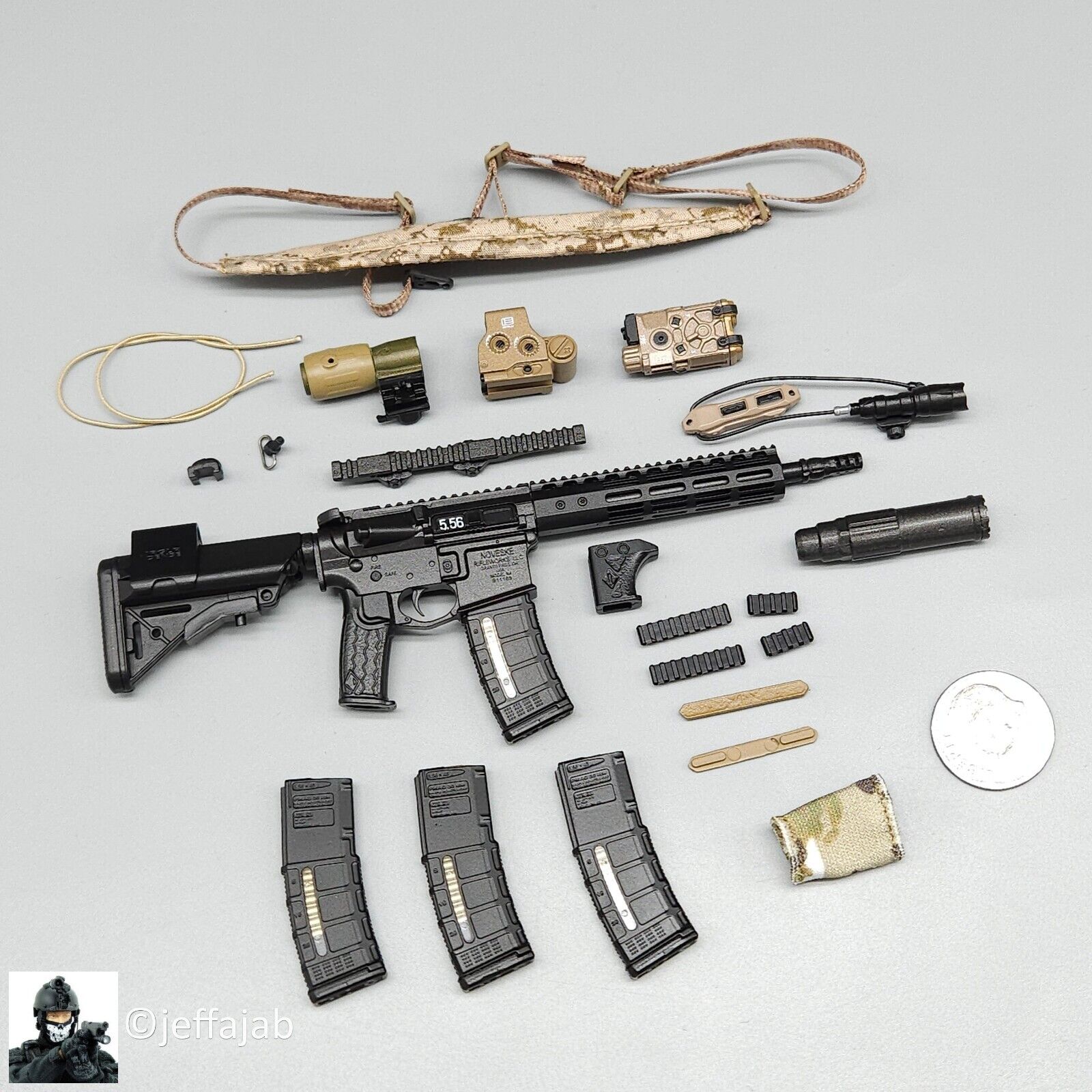 1:6 Easy & Simple Veteran Tactical Instructor Chapter II Special N4 Rifle Set