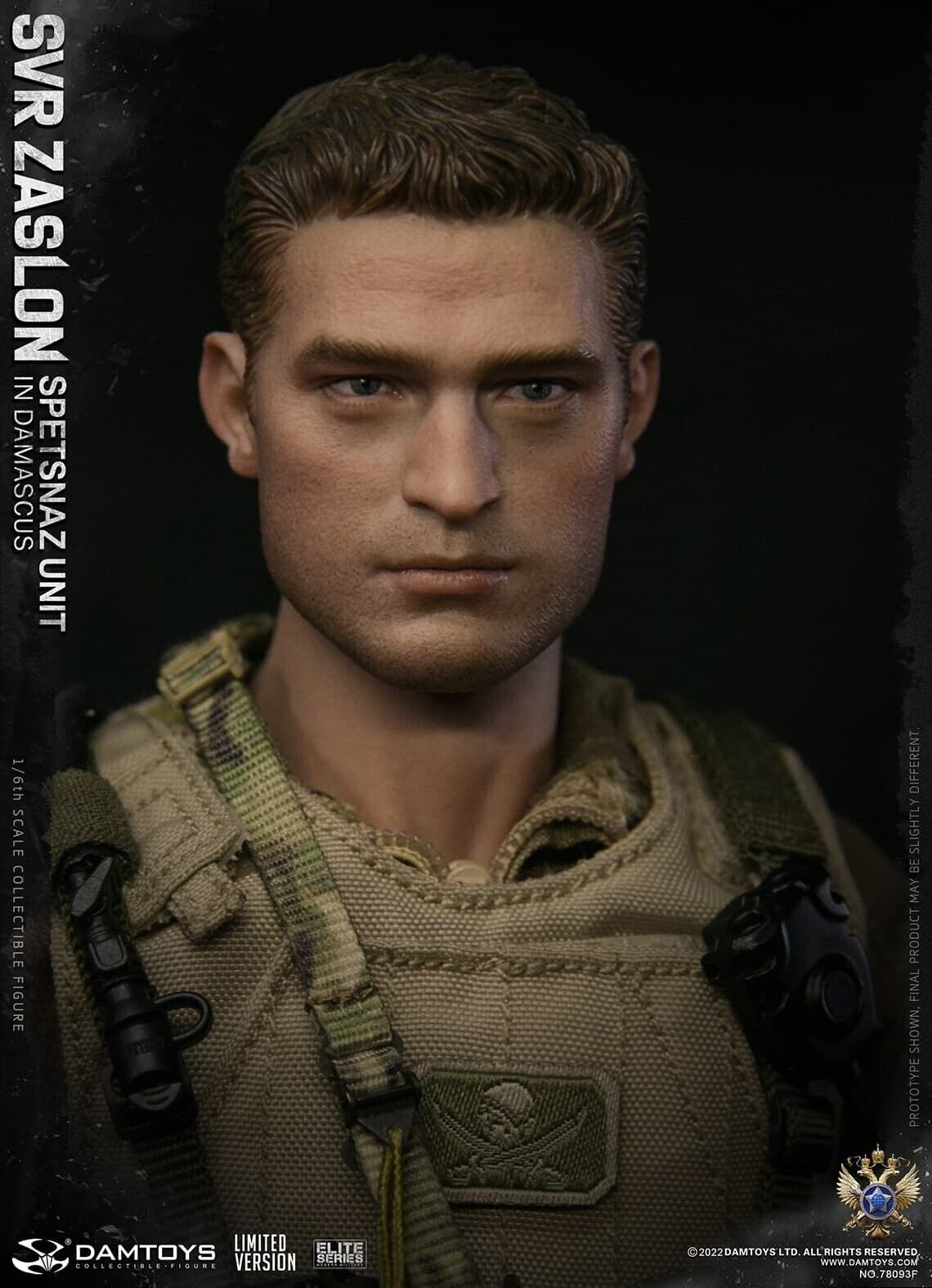 1:6 scale Russian SVR Zaslon in Damascus 9mm Pistol Ammo Mag Holder Pouch (x2)