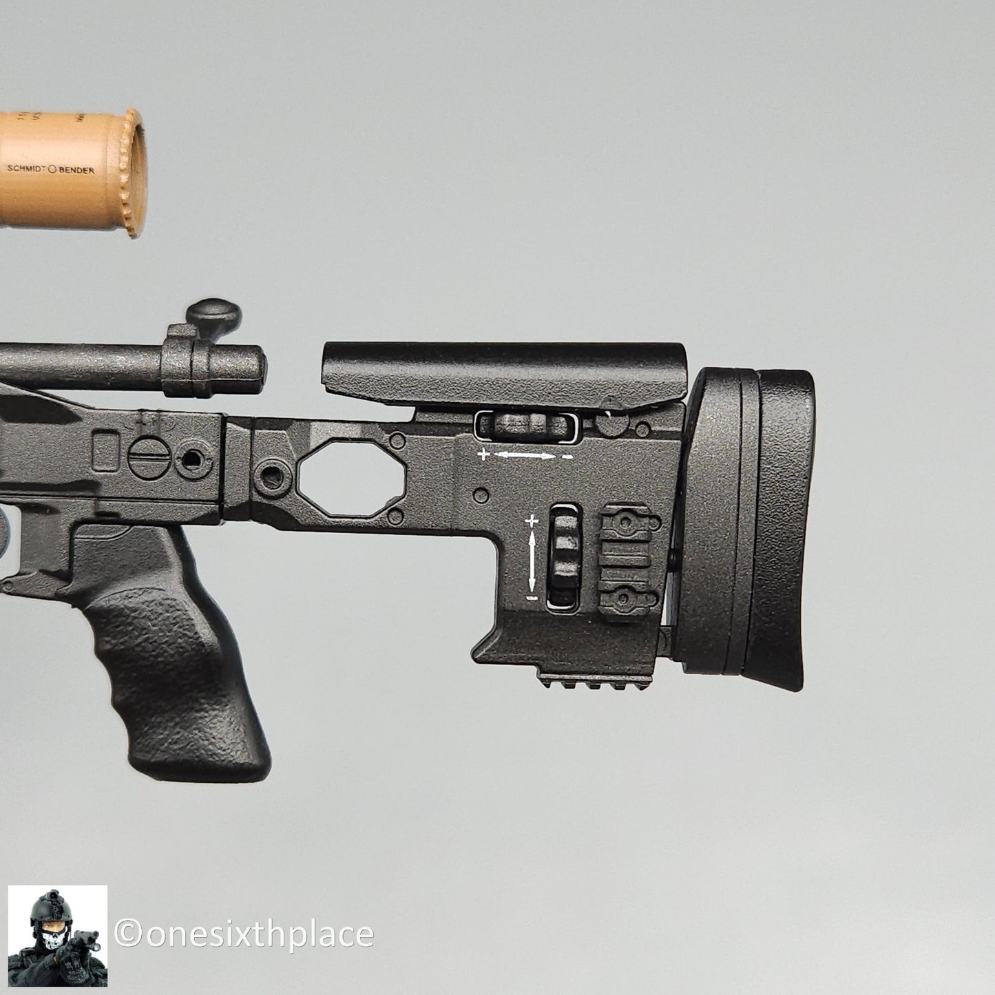 1:6 scale Easy & Simple Special Forces Sniper XM2010 .338 Rifle for 12" Figures