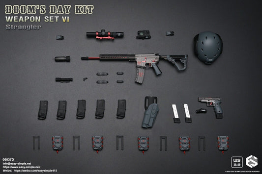 1:6 scale Easy & Simple Doom's Day Kit Weapon Set VI Ver D Strangler 06037D