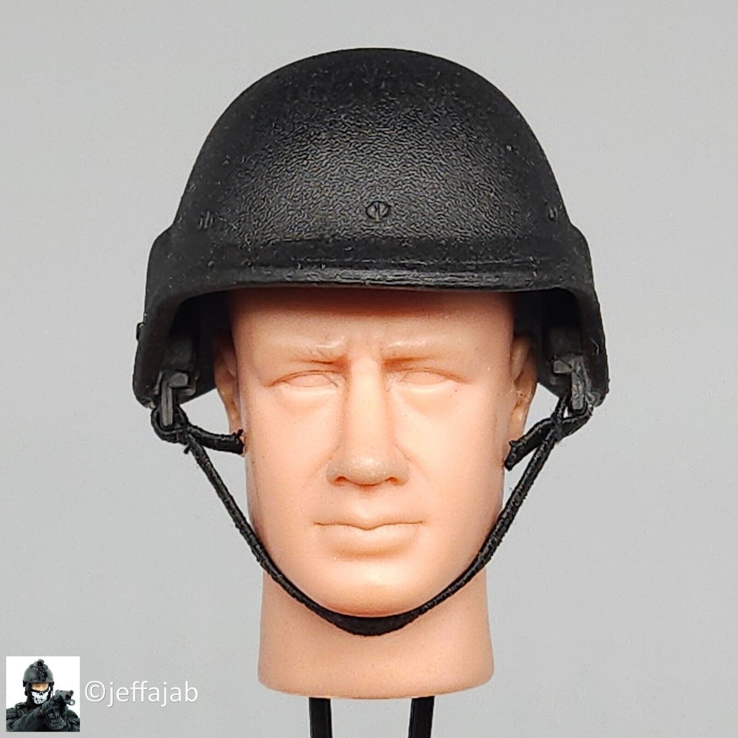 1:6 21st Century Toys SWAT Black PASGT Helmet 12" Figures