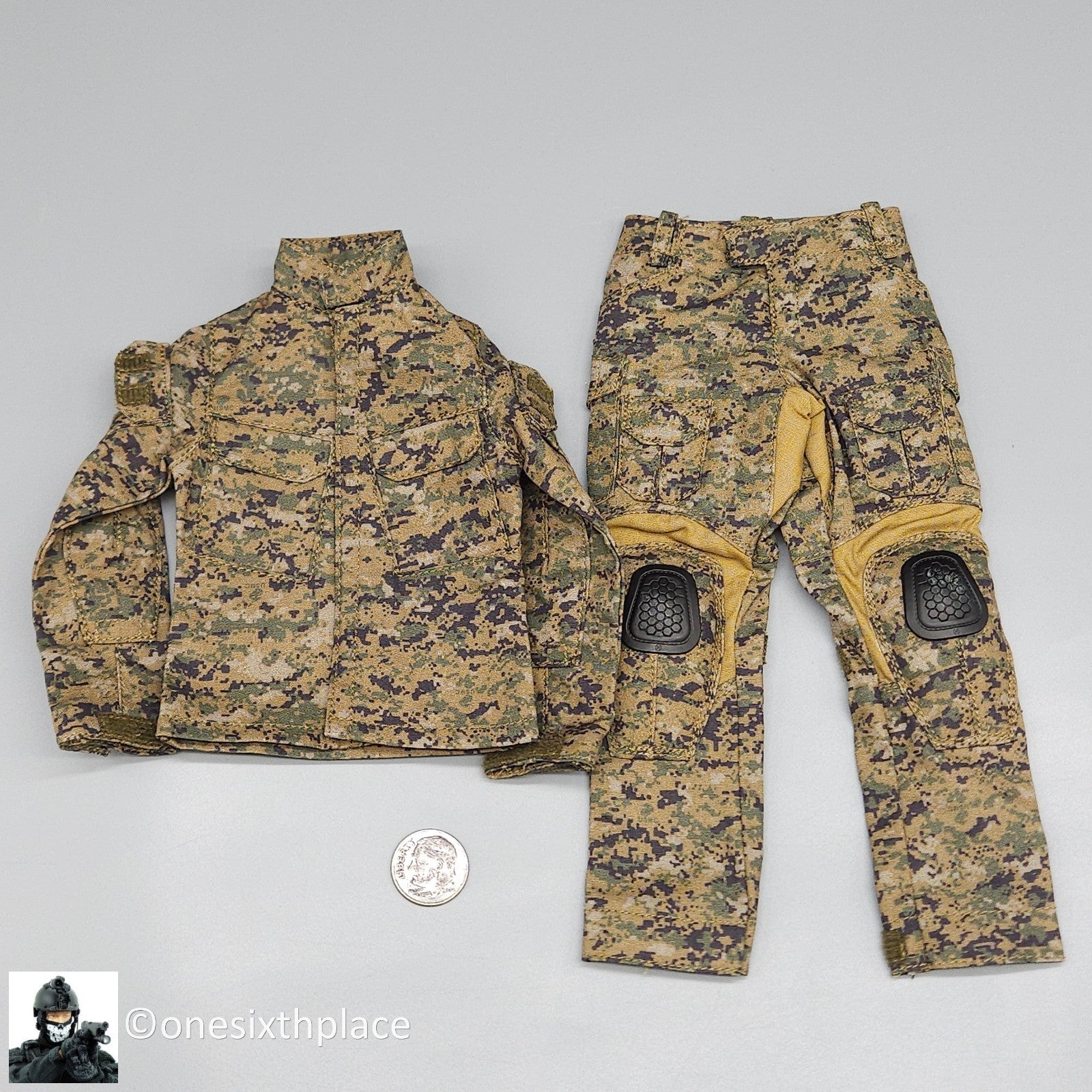 1:6 scale Easy & Simple Coalition Forces MARPAT Uniform for 12" Figure 26065RA