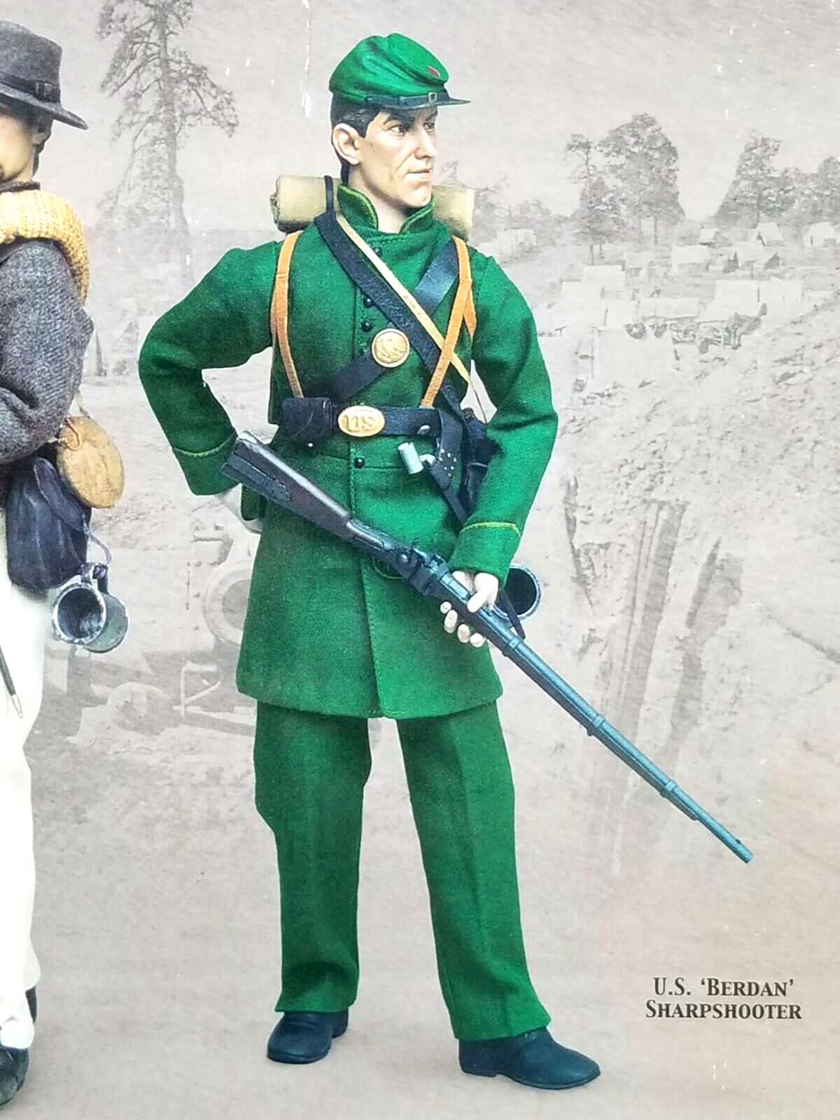 1:6 Sideshow Civil War Union Berdan Sharpshooter Forage Cap Hat for 12" Figure