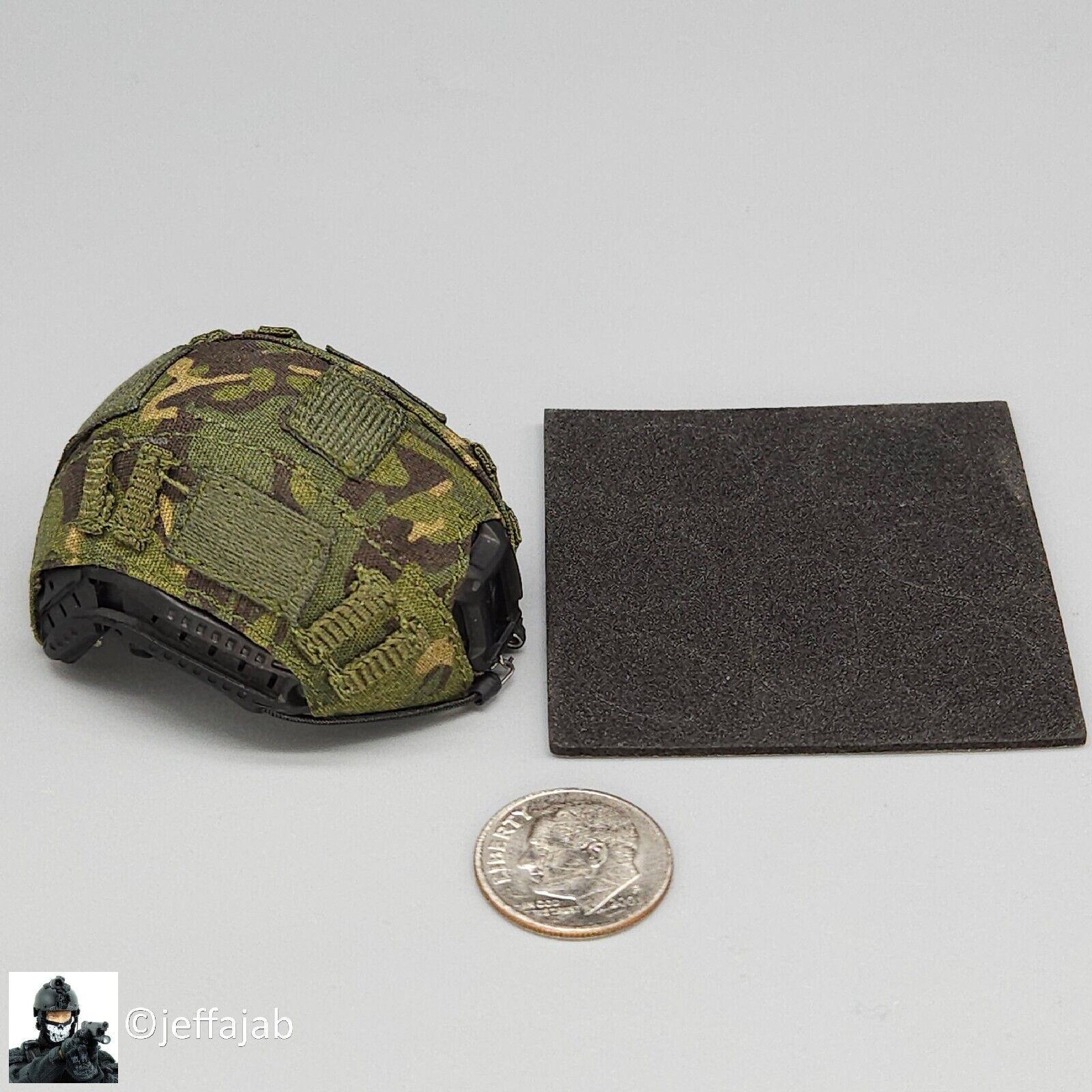 1:6 Easy & Simple USASOC URG-I Multicam Tropic Camo Helmet for 12" Figures